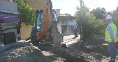 Começam as obras da nova rede separativa de esgoto em Cem Braças, em Búzios