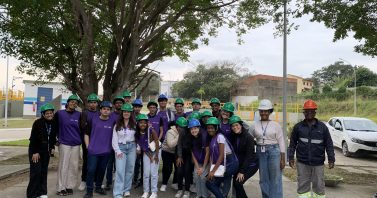Jovens aprendizes do CIEE visitam ETE de Iguaba Grande em ação do projeto Portas Abertas
