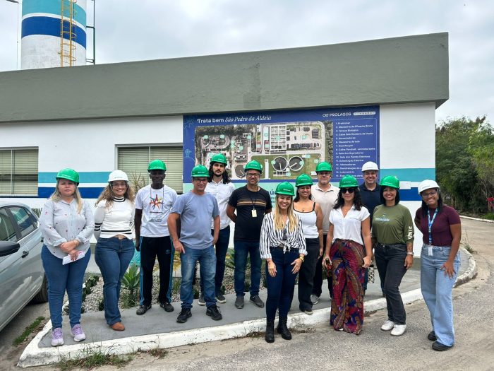 Conselho Municipal de Meio Ambiente de São Pedro da Aldeia visita estação de tratamento de esgoto