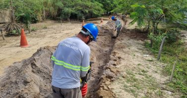 Prolagos avança com obras de água no bairro Pontal do Peró, em Cabo Frio