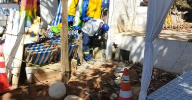 Quiosque é flagrado com ligação irregular de água em Búzios