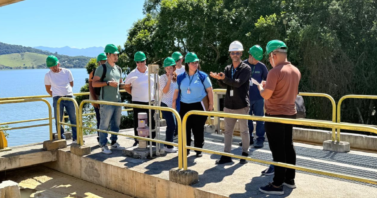 Representantes municipais visitam ETA Juturnaíba para inspeção sanitária