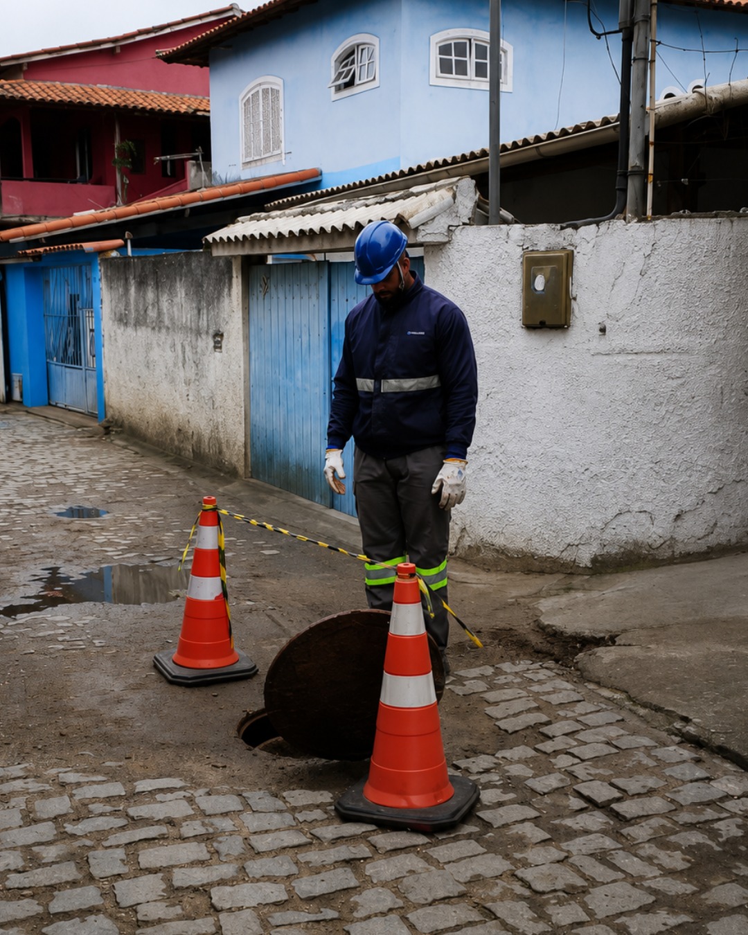 Prolagos reforça importância da conexão dos imóveis à rede de esgoto na Praia do Siqueira