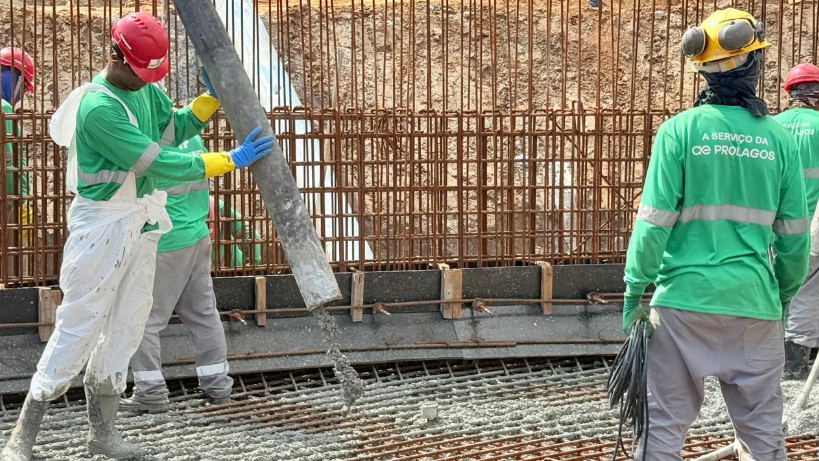 Grande operação marca o avanço das obras da ETE Jardim Esperança